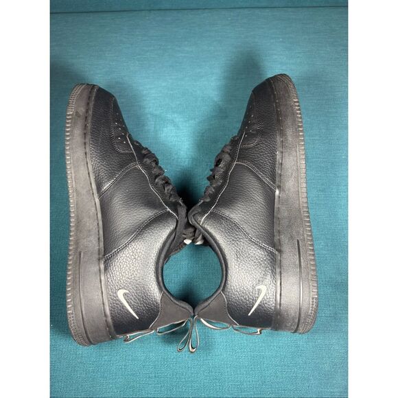 Nike Air Force 1 ’07 LV8 Overbranding Black White Tour Yellow Men’s Size 12 AJ77 main image 6